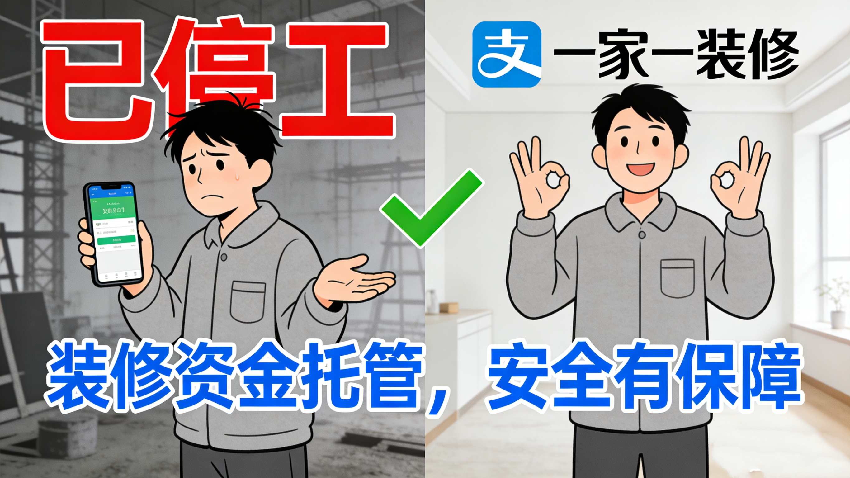 裝修款交出去心就慌？一家一裝飾聯(lián)手支付寶：您的滿(mǎn)意，才是我們的收款碼